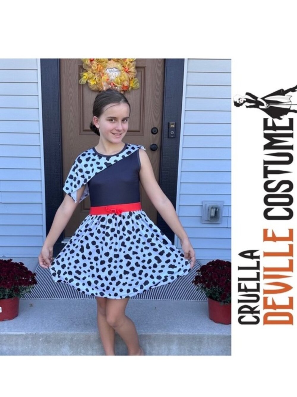 Disney | Cruella de Vil Halloween Costume | Size 140 (10/12)